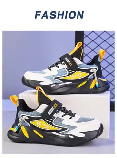 Sapatos de malha antiderrapante respirável infantil, tênis de corrida casual, sapatos de caminhada para crianças, meninos, meninas