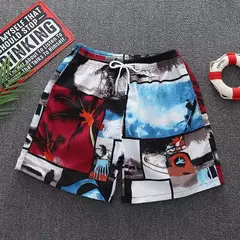 Calça de praia casual masculina, materiais de alta qualidade, material fino, calça quente, várias opções disponíveis na internet
