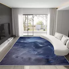 Tapete estilo mármore nórdico para sala de estar, tapete luxuoso de decoraçã