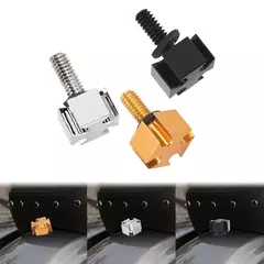 Parafuso de assento de montagem em ouro preto e prata para Harley Dyna Street Bob na internet