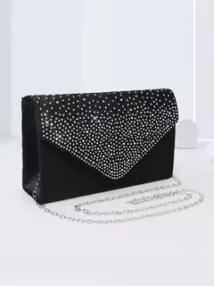 Bolsa de noite feminina strass, bolsa de embreagem ruched, bolsa luxuosa para festa de casamento, baile e banquete, elegante - Wolf Magazine