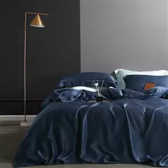 Lanlika-Luxo Natureza Branco Conjunto De Cama, Capa De Edredão, Lençol Plano, Roupa De Cama, Fronha Para Dormir, Duplo, Rainha, Rei, 100% Seda, Presente na internet