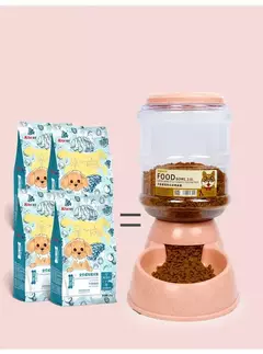 Alimentadores automáticos para cães, garrafa de água de plástico, tigela para alimentação e beber, dispensador de água para cães, tigela de alimentação para animais de estimação, suprimentos para animais de estimação na internet