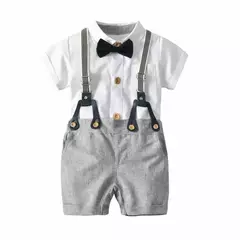 Roupa de aniversário de algodão para recém-nascidos, macacão formal, macacão infantil, roupas para 3, 6, 9, 12, 18, 24 meses, verão - loja online
