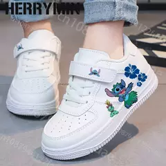 Stitch infantil Tênis de desenho animado, sapatos casuais macios, tênis de corrida, esportes, estudante, menina, crianças, moda, presente de Natal - comprar online