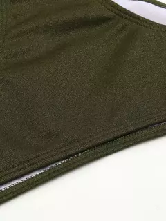 Imagem do Conjunto de biquíni de três peças, sutiã acolchoado, borla, saia de praia de cintura alta, maiô de verão, moda sexy, monocromático