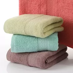 Toalhas Absorventes Suaves para Homens e Mulheres, Algodão Puro, Espessado, Adulto, Uso Doméstico, Toalha Diária, Alta Qualidade na internet
