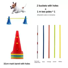 Obstáculo Equipamento De Treinamento Conjunto Para Pet, Treinamento De Agilidade, Saltando Bar, Barreiro, Dispositivo De Treinamento Do Cão, Pet Supplies - Wolf Magazine