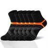 Meias esportivas pretas masculinas, casual, macia, correndo, verão, absorvem o suor, respirável, meia masculina, alta qualidade, 3 pares