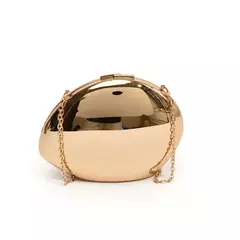 Saco de Embreagem Acrílico em Forma de Concha para Mulheres, Ouro, Prata, Metal Brilhante, Ombro, Bolsas Crossbody, Bolsa Pequena, Festa Noturna, Designer Bonito - Wolf Magazine