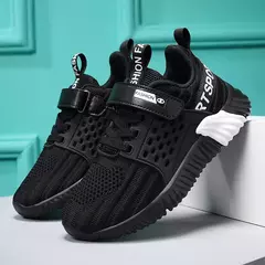 Tênis de malha antiderrapante infantil, sapatos casuais para meninos, moda infantil, tênis, primavera, 2022 - Wolf Magazine