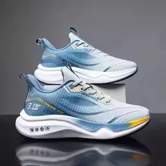 Tênis esportivo de malha casual masculino, tênis antiderrapante, respirável, leve, corrida ao ar livre, tênis, novo, 2024 - comprar online