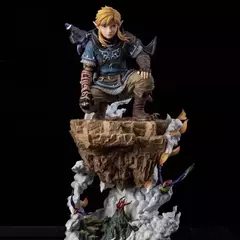 Em estoque 38cm a lenda de zelda jogo figura link estatueta gk pvc estátua colecionável decoração de mesa modelo brinquedo brinquedos personalizados presentes - comprar online