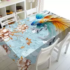 3D Butterfly Flower Printing Toalhas De Mesa Retangulares, Toalha De Mesa Anti-mancha para Mesa, Decoração De Casamento, Mesas De Café, Decoração na internet