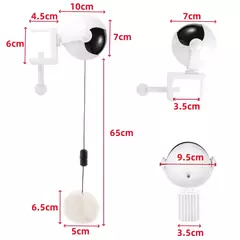 1pc diversão bola de levantamento movimento elétrico brinquedo do gato com retrátil automático gato provocando bola rotativa quebra-cabeça interativo brinquedos para animais de estimação - comprar online