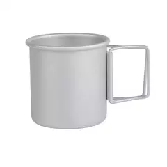 Portátil ultraleve alumínio liga água Cup, Outdoor Camping Cup, 300ml - Wolf Magazine