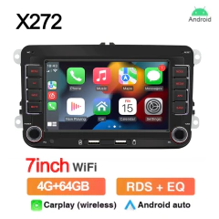 Universal Android 13 Rádio Do Carro Carpaly Para VW Volkswagen Golf 5 Assento/Skoda/Passat/Polo Autoradio Multimedia Player som automotivo bluetooth GPS sistema inteligente carro na internet