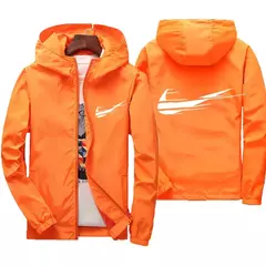 Jaqueta impermeável com capuz masculino, blusão, outwear masculino, streetwear casual, roupas da moda, primavera, outono, 2024 na internet