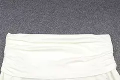 Mulheres fora do ombro manga comprida, tops e blusas finos, malha Ruched Crop Tops, camisas sexy e elegantes, verão, outono, feminino, Y2K na internet