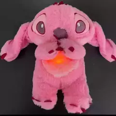 Imagem do Boneca de pelúcia Stitch para crianças, Lilo e Stitch, brinquedo Kawaii acalma, Anime Baby Music, brinquedos leves para dormir, modelo de presente para criança, respiração, novo