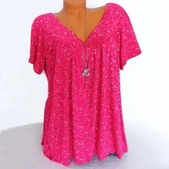 Camiseta comprida sem mangas solta feminina, pijamas com decote em v, tops femininos, moda estampada floral, colete casual sexy, camiseta de verão - comprar online