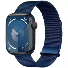 Imagem do Correia para Apple Watch Band, Pulseira Milanese, Cinto de Metal, 45mm, 44mm, 42mm, Ultra 49mm, 38mm, 40mm, 41mm, iWatch Series 9, 8, 7, 6, 5, 3, SE