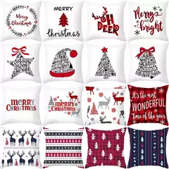 45cm capa de almofada de natal fronha 2024 decorações de natal para casa ornamento natal ano novo decoração de natal 2023 noel na internet