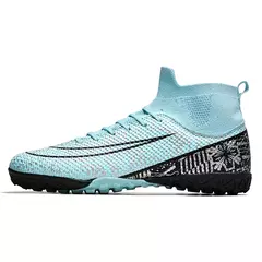 Botas de futebol masculinas longas, grama artificial, tênis de futsal, esportes ao ar livre, crianças, tênis de futebol para meninos, original, sociedade - comprar online
