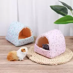 Soft Mini Hammock para animais de estimação, cama de dormir quente, ninho, casa, animal, coelho, esquilo, cobaia, ratos, suprimentos - loja online