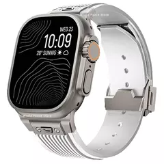 Pulseira de Silicone Suave para Apple Watch, Ultra 2, 49mm, Série 9, 8, 7, 45mm, 44mm, Elástico para iWatch 6, 5, 4, SE, desporto - Wolf Magazine