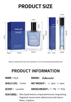 Voyage Colônia para Homens e Mulheres, Perfume Frutado Romântico Fresco, Notas Aquáticas De Madeira De Maçã, Perfume Masculino De Feromônios, Atrair Masculino