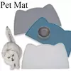 Gatos de silicone de qualidade alimentar anti-sujo fácil de limpar gatos e cães tigela esteiras à prova de água impermeável e à prova de vazamento almofada antiderrapante animal de estimação