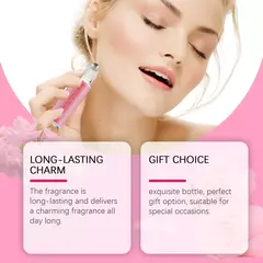 Imagem do Spray de perfume rosa portátil para mulheres, duradouro, glamour, fresco, fragrância leve, feromona não-nicotina, presente, charme