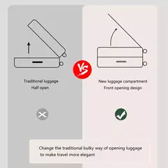 Extensões de transporte de viagem tipo 20 24 28 Polegada mala carrinho de bagagem carry-on cabine mala transportadora para a linha da viagem - loja online