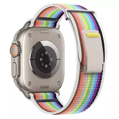 Pulseira de Nylon para Apple Watch, Pulseira Respirável, Ultra 2, 49mm, Série 9, 8, 7, 45mm, 41mm, Esportes para iWatch 6, 5, 4, 3, SE, 44 milímetros, 40 milímetros, 42 milímetros - loja online