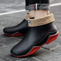 Botas de chuva antiderrapante impermeáveis para homens, sapatos de tornozelo alto para casal, caminhadas, pesca, água, chef, trabalho, ao ar livre, moda, novo - comprar online