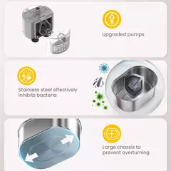 Fonte de água inteligente para gatos, bebedor automático para gatos, alimentador de água para animais de estimação, fonte potável para gatos e cães na internet