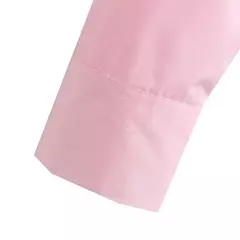 TRAF-camisas popeline soltas para mulheres, manga comprida, blusas femininas com botões, tops chiques, vintage e na moda - comprar online