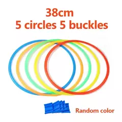 Brinquedos esportivos engraçados para treinamento físico infantil, treliça jump ring set, jogo ao ar livre, 10 aros, 10 conectores para brincar no parque, meninos e meninas, novo