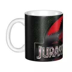 Dinossauro personalizado World Jurassic Park Canecas DIY Horror Movie Ceramic Ch - comprar online