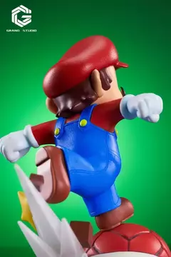 Bandai 12cm jogo super mario brinquedos mario run gk figuras mario bros figuras de ação cena mario pvc figuras estrelas modelo - Wolf Magazine