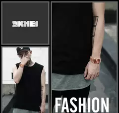 Skmei-homens relógios de pulso 1220, casual, digital, dual time, esportes, cronógrafo, à prova d'água, quartzo, 3bar