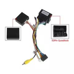 Caixa canbus para volkswagen golf 5/6/polo/passat/jetta/tiguan/touran/skoda 40 pinos cabo de alimentação android rádio do carro multimídia na internet
