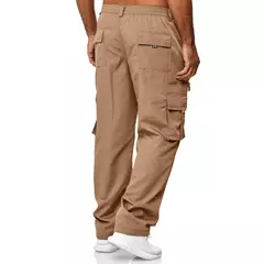 Calças de carga multi bolsos para homens, moletom casual, calças táticas militares, jogger baggy, tática na internet