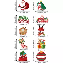 Feliz Natal Hanging Door Banner, Papai Noel, Boneco de Neve, Couplet, Decorações Home, Presentes De Natal, Noel, Ano Novo na internet