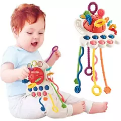 Baby Chocalhos Brinquedos Newborn Sensory Teether Baby Development Games Brinquedos Infantis Educacionais Para Bebês Brinquedos Do Bebê 0 6 12 Meses na internet