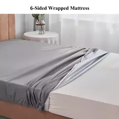 Totalmente fechado impermeável colchão capa com zíper, à prova de poeira, cabido folha para cama de casal, Twin, completa, rainha, rei, 6 lados - comprar online
