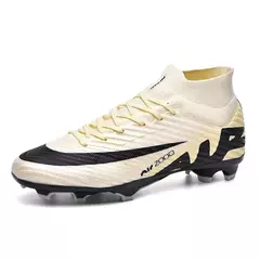 Imagem do Sapatos de futebol masculino de sola FG, sapatos de gramado ao ar livre, grampos longos especiais, botas esportivas de equipe superior alta, resistência ao desgaste, tamanho 36-45