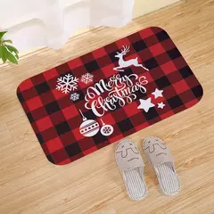 Decorações de Feliz Natal para Casa, Capacho De Alce, Ornamento De Ano Novo, Decoração De Festa De Natal, Natal Noel Rug, Presentes, 2024, 2025 na internet
