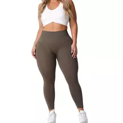 NVGTN Sólida Sem Costura Leggings Mulheres Soft Workout Tights Fitness Outfits Yoga Calças Alta Waisted Gym Wear Spandex Leggings - comprar online